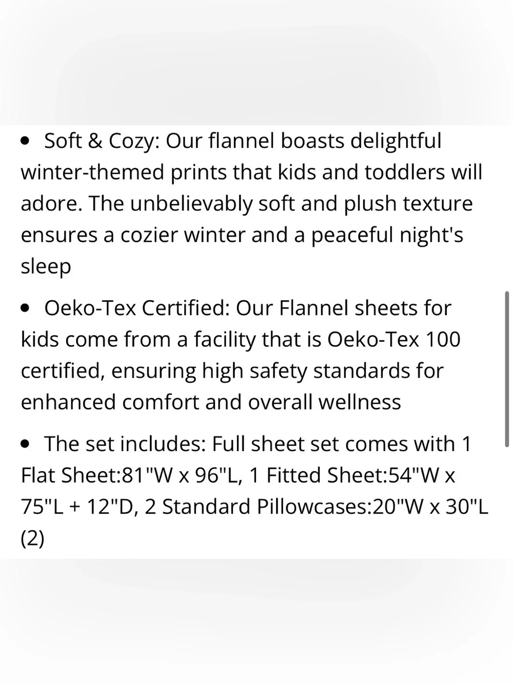 FULL SIZE Flannel Sheet Set 4Pc - GRAY STAR